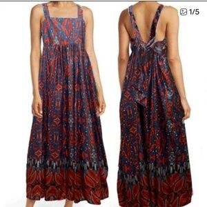 Stitchdrop Maui Paisley Sleeveless A-Line Dress